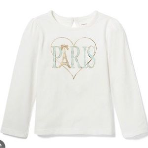 Janie and Jack “Paris” tee size 3